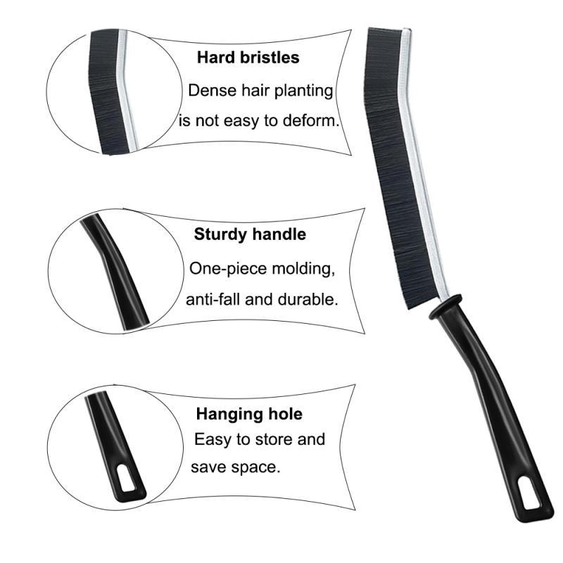 3-6Pcs Crevice Cleaning Brush Durables Car Kitchen Tile Grout Dead End Bristle Cleaning Brush Bedroom Floor Line Cleaning Brushe