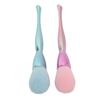 2pcs Nail Dust Cleaner Brush Home Salon Electroplating Exquisite Nail Dust Powder Remover Makeup Brush