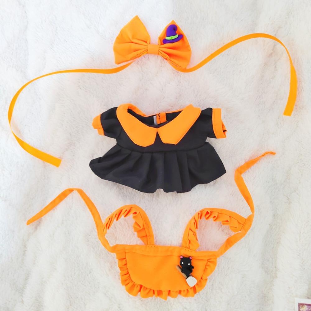 Witch Hat Cotton Doll Plush Suit Cat Plush Dolls Clothes  Doll Accessories