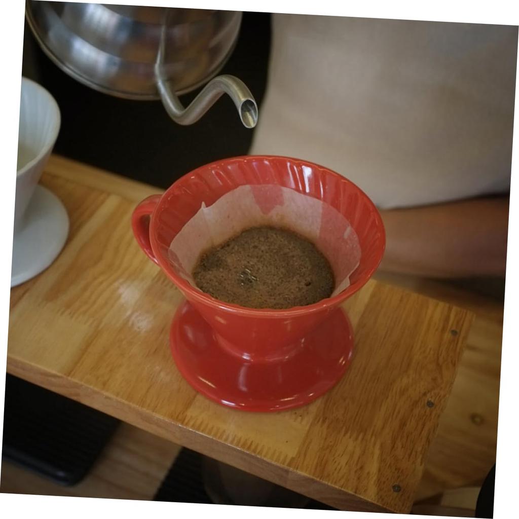 NUOLUX Coffee Filter 300 Round Filter Paper Perfect for Coffee Espresso Coffee Espresso Coffee Filter Brown Paper, Sheets, Set, Camping, Outdoors,