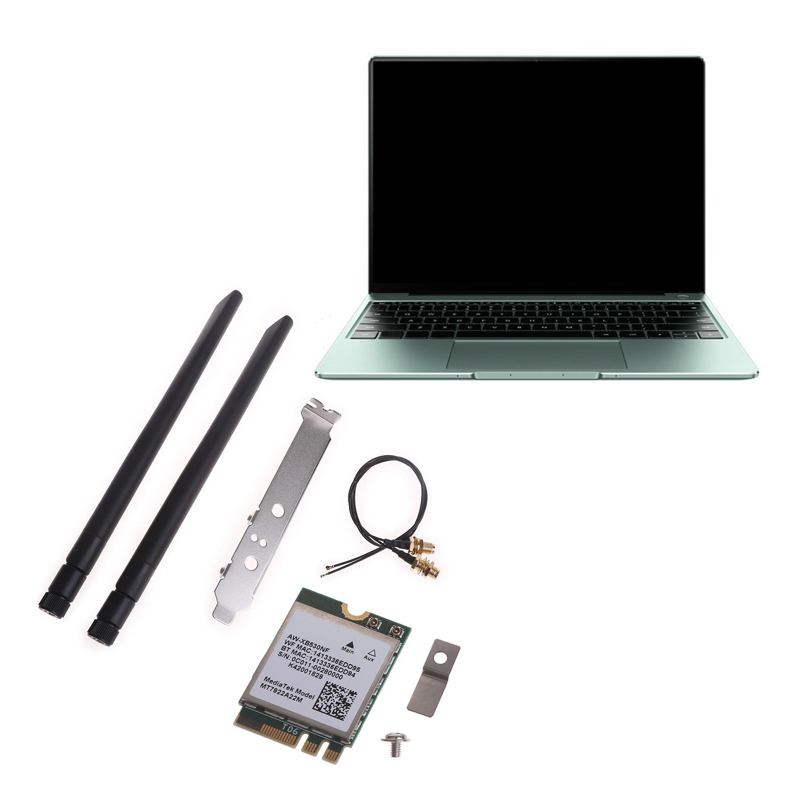

Wi-Fi 6E RZ616 MT7922A22M Wifi 6E 5374 Мбіт/с, сумісна з Bluetooth 5.2 бездротова мережева карта WIFI A