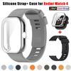 Watchband + Case For Xiaomi Redmi Watch 4 Strap Replacement Silicone Strap For Xiaomi Redmi Watch4 Correa Bracelet Cases Cover