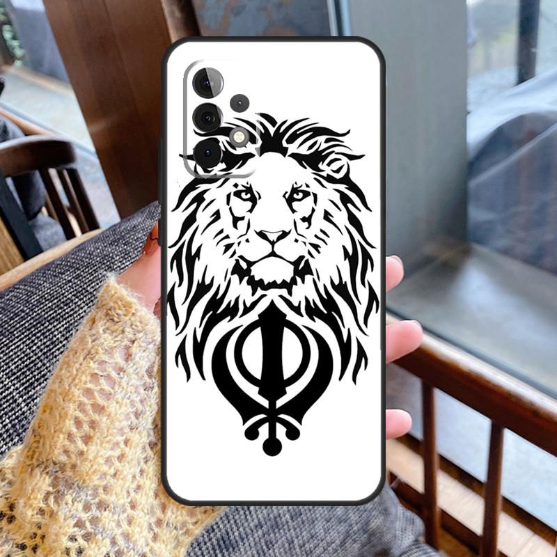 

Sikh Khanda Sikhism Case For Samsung Galaxy A52 A32 A12 A13 A33 A53 A52S A50 A51 A71 A14 A34 A54 Back Cover Samsung A50
