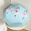 1PC Ballerina Ballet Umbrella-8-Rib Reinforced Portable Folding Travel Suitable for All Seasons Outdoor Daily Use-G407