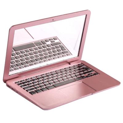 Fille Mini poche ordinateur portable forme maquillage miroir clair bébé miroirs jouet