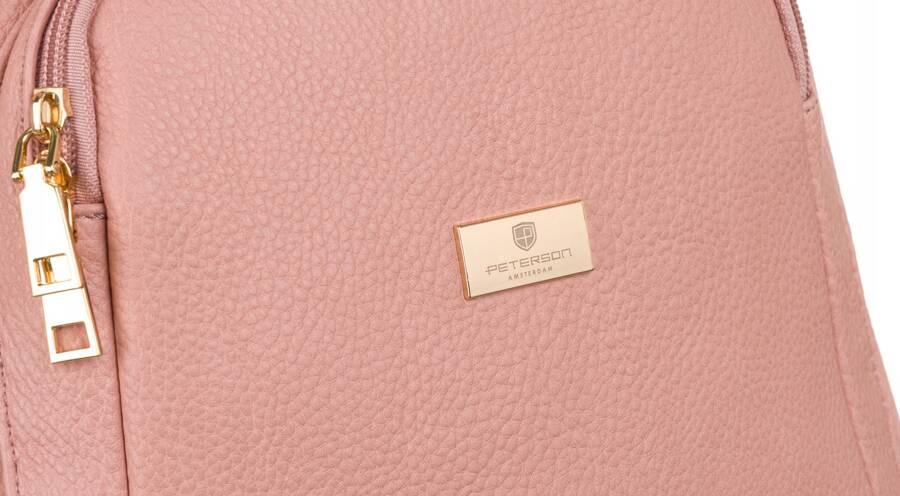 Spacious women's backpack made of eco-leather - Peterson