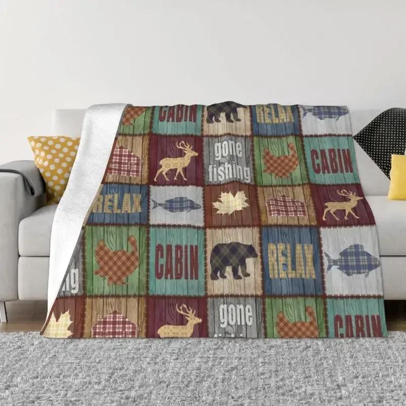 Schottischer Tartan Ein Kariertes Plaid-Webmuster Decke Fleece Flanell Kariert Bauernhaus Büffel Überwurfdecken Tagesdecke
