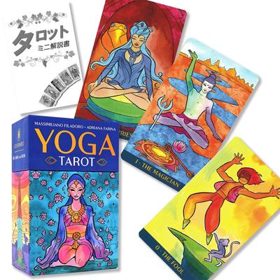 Yoga Tarot, Tarot-Leseanleitung, Japanische Bedienungsanleitung enthalten, Authentische Tarotkarten, 78 Karten