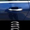 ABS Silver Car Part Door Handle Cover Trim For Mercedes Benz C Class GLC 15-17