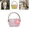 Adorable Mini Floral Crossbody Bag For Kids With Breathable Design In Pink And Purple