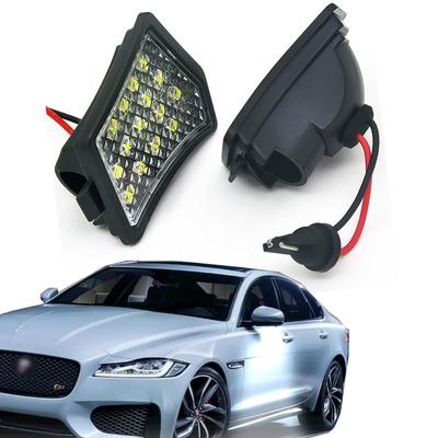 2Pcs 6000K LED Unter Seite Spiegel Licht Pfütze Lampen Für Jaguar XF X250 X260 XJ X350 X351 X358 XE X760 XK XKR OEM C2C37089 & 90