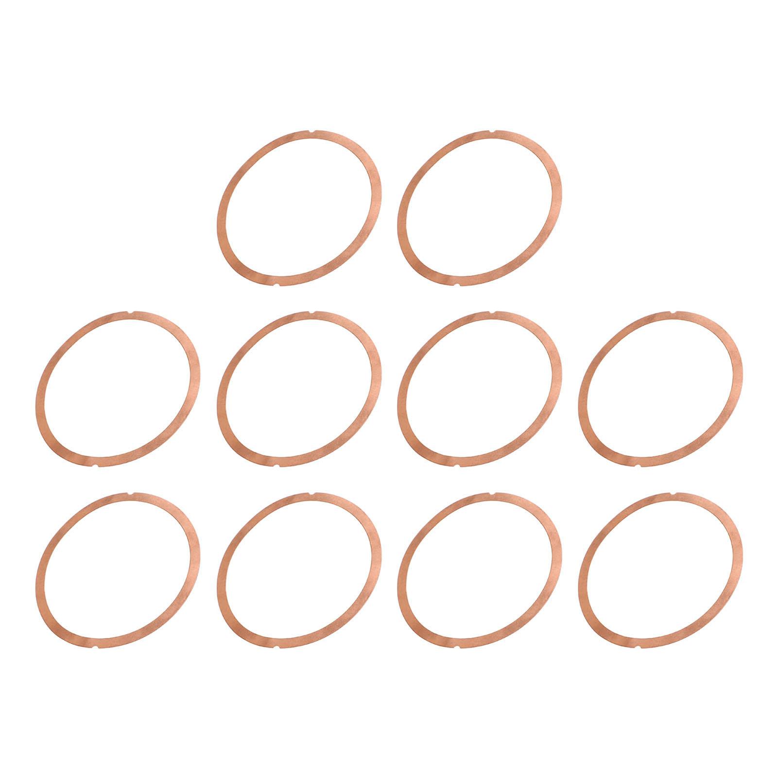 

10 шт. прокладок головки блока цилиндров из латуни с воздушным охлаждением для дизельного генератора, комплект аксессуаров для 186F