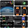 HK10 Ultra 3 Max AMOLED Έξυπνο ρολόι Bluetooth Κοινή χρήση δικτύου Άλμπουμ φωτογραφιών Άνδρες Τοπική μουσική Ρομπότ AI Smartwatch