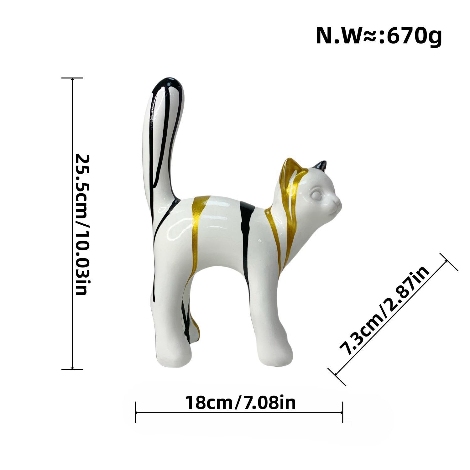 

Новые милые украшения для кошек из смолы, винный шкаф для крыльца, современные простые украшения для гостиной