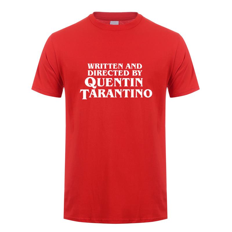 Written And Directed By Quentin Tarantino T Shirt Unisex Unisex T Shirts Summer Fashion Short Sleeve Unisexunisex Tshirt Oz418