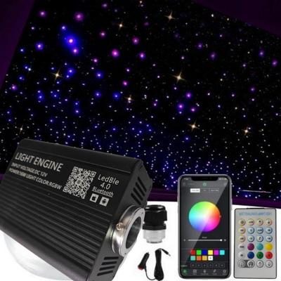 16W Car-Mounted Starry Sky Fiber Optic Light with Flashing Light Source