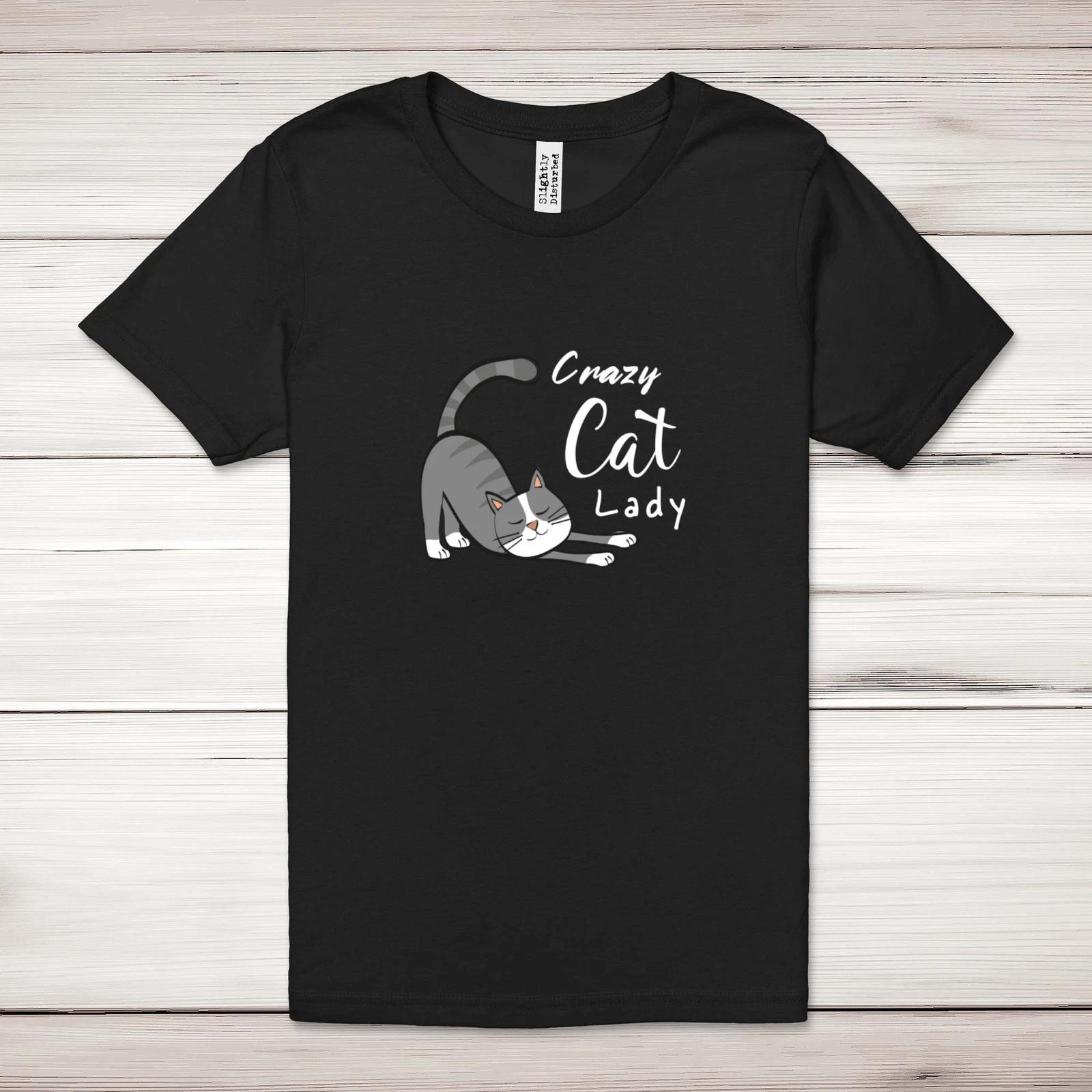 Crazy Cat Lady Adult T-Shirt S