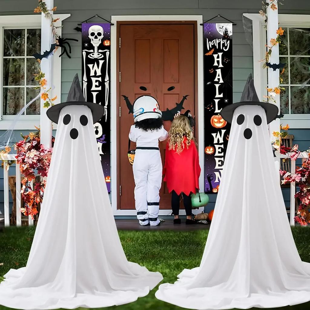 Halloween Decorations Outdoor Cute glow Indoor Spooky Ghost Scary Ghosts Decor for Yard Garden Home birthday decoration