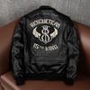 New Mens Genuine Leather Jacket Top Grain Cowhide Bomber Flight Jacket Stylish Short Coat