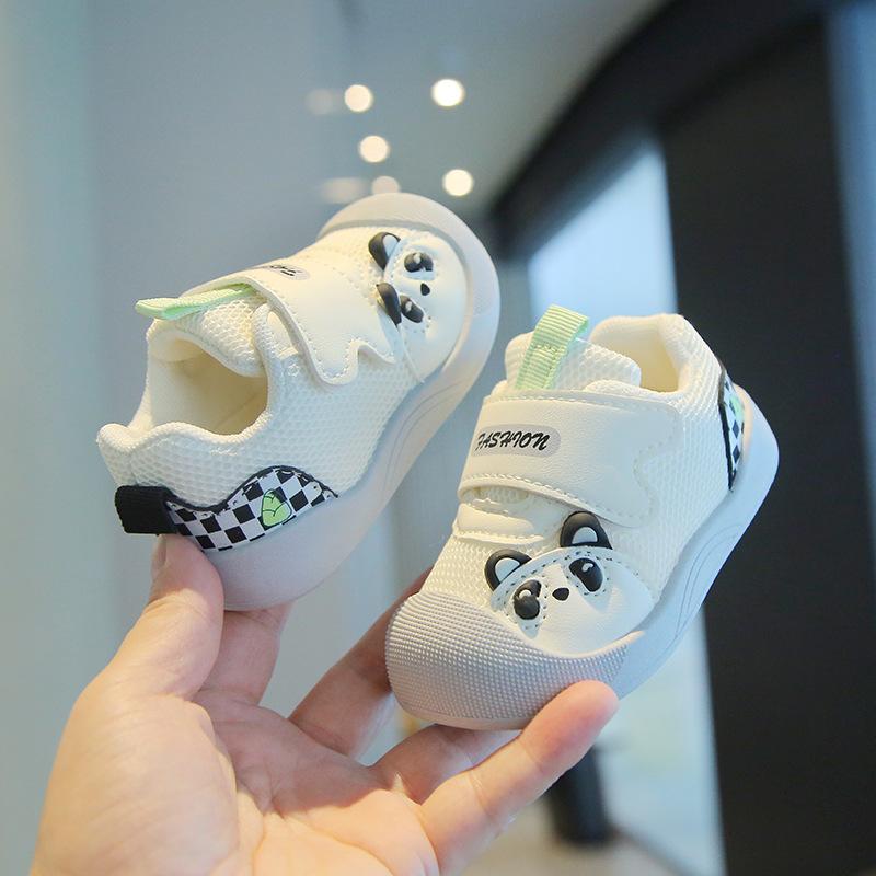 

New Style Toddler Shoes - Boys and Girls Soft-soled, Anti-slip, Breathable Mesh Surface Shoes 18 серый