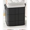Thickened Large Capacity Storage Bag, Portable Wearable Organizer for Clothes Quilt Blanket, Foldable Closet Storage Box