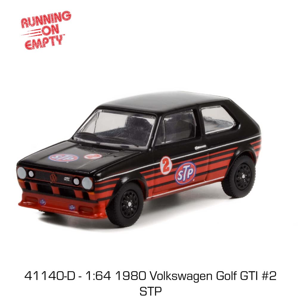 GREENLIGHT 164 Scale “Running on Empty Series 14” “1980 Volkswagen Golf GTI - STP”