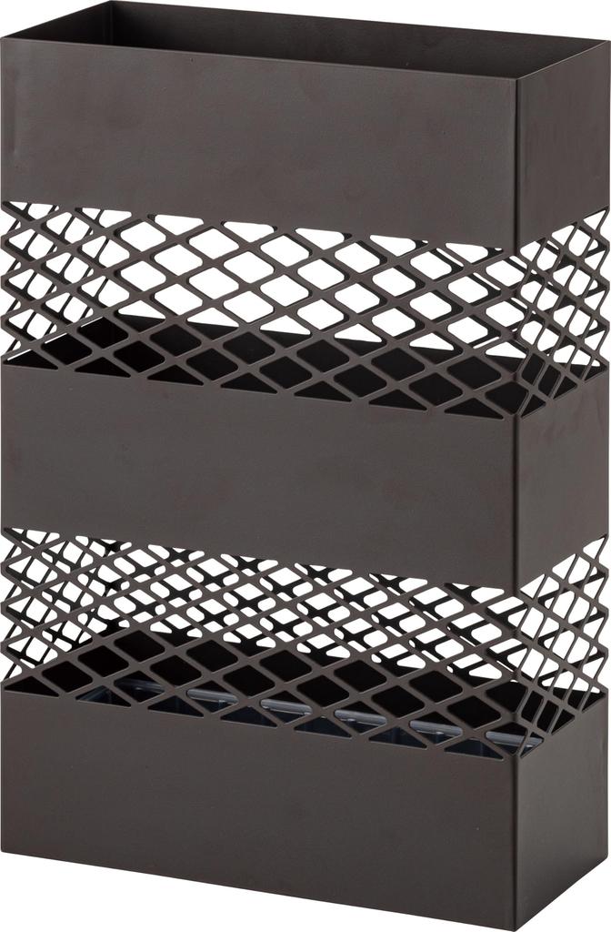 Azumaya-kk Umbrella Stand, Dark Brown, 28cm Wide x 12cm Deep x 41cm High, LFS-182DBR