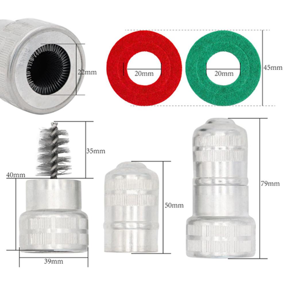 12Pcs Battery Terminal Post Cable Dirt Corrosion Cleaner Brush With Washers