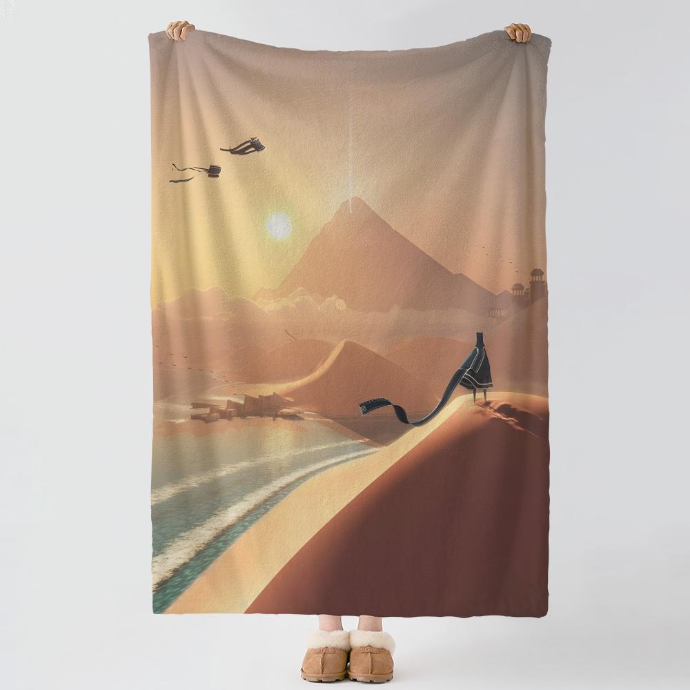 Game J-Journey-Y Throw Thick Comfort Flannel Quilt, Multi-scene Use Indoor Outdoor Daily Nap