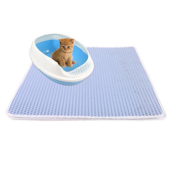 Double Layer Honeycomb Cat Litter Trapper Mat Pet Dog Pad Cushion Rug