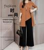Women's Loose Fit Three-Piece Matching Set Long Sleeve Cardigan Wide Leg Pants Casual Outfit Set