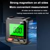 Digital Inclinometer Tiltmeter Angle Gauge 360 Degree Flip Measurement Magnetic Tilt Box Level Finder Electronic Angle Ruler