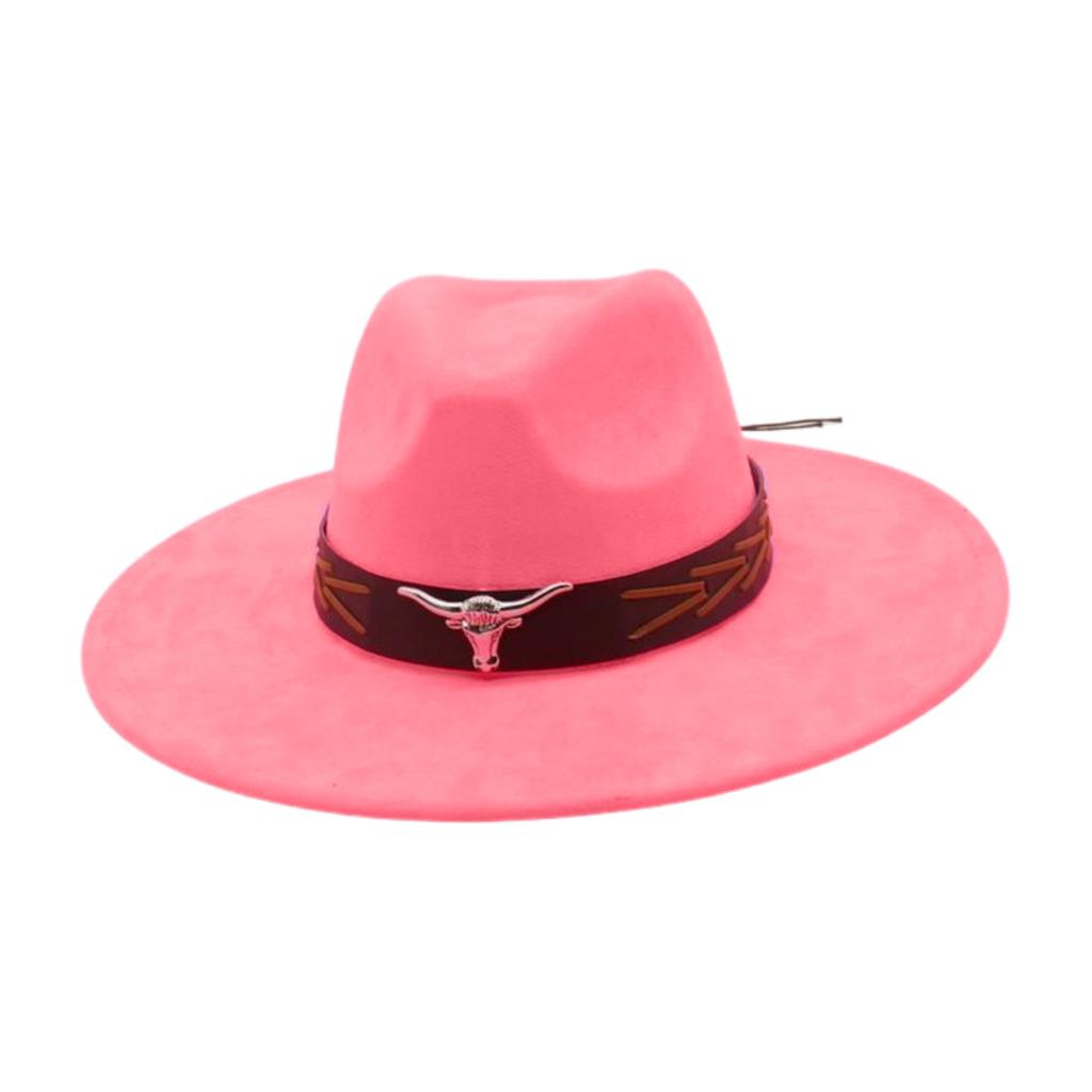 Grassland Ethnic Style Dance Sunscreen Travel Shooting Big Eaves Hat Men'S And Women'S High-End Flat-Brimmed Top Hat
