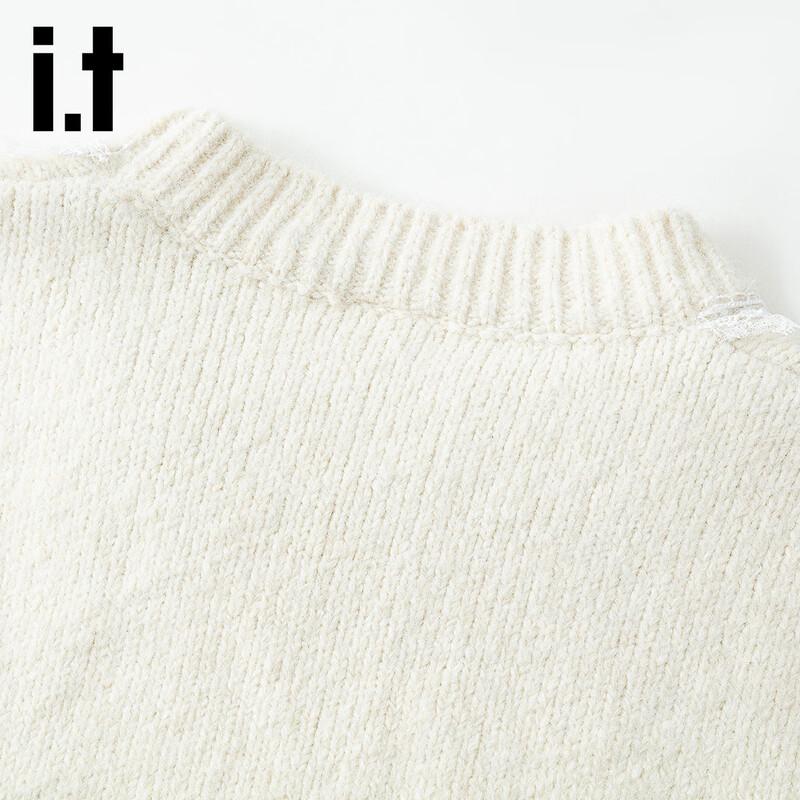 Izzue Sweet Lace Bow Pullover Sweater