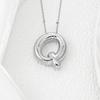 Smooth Chunky Bubble Initial letter Pendant Necklace Women Personality Jewelry Gold Balloon 26 Letter Necklaces