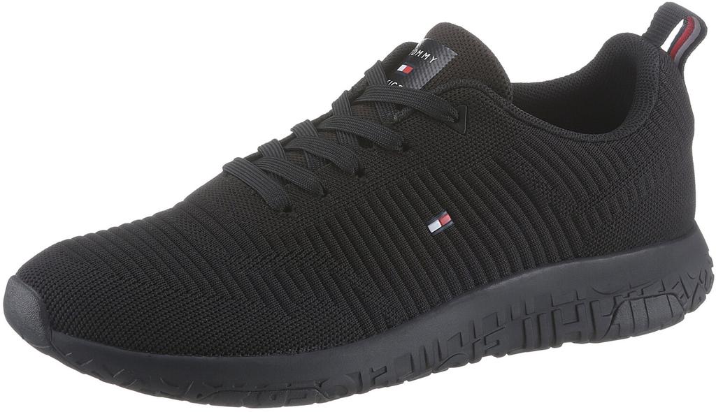 Sneakers Tommy Hilfiger Signature Knitted Trainers (FM0FM02838) Black