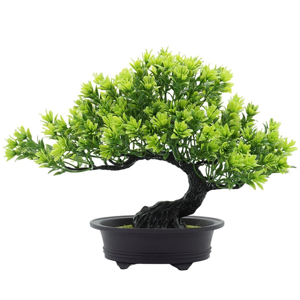 

Artificial Plants Bonsai Tree Faux Pine Indoor Plant Flowers for Home Room Office Garden Party Decoration Display
