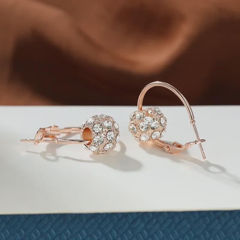 Modne kolczyki Kula Szczęścia 2021 dla kobiet - Prosty styl koreański