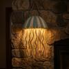 Easy To Install Wall Lamp Coastal Fish Pendant with Light, Fish/Turtle/Jellyfish/Dolphin/Octopus/Whale Shape, Resin Ocean Sconce Light Themed