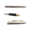 Great MONTBLANC fountain pen Meisterstück Classic Solitaire white star 18K Used