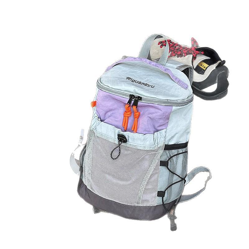 Schoolbag Outdoor Hiking Bag Sports Backpack Ladies Travel Light Hiking Backpack Small School Bag Commuter