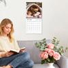 Wall Calendar | Dog,themed Monthly Planner, Monthly Wall Calendar | Suitable For Bedrooms, Schools, Workplaces, Apartments, Dormitories, Hotels