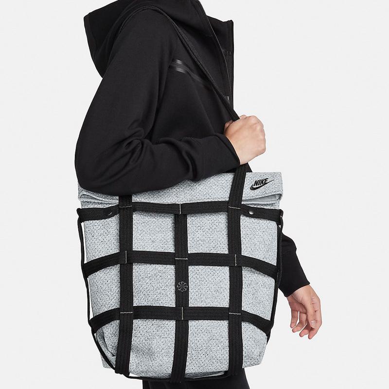 New Nike Sportswear Forward Cargo Tote 12L Bag Smoke Grey/Iron Grey/Summit White FB3038-084