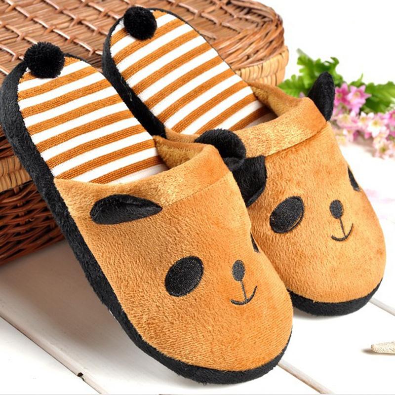 2024 New Women Flat Shoes Female Slippers Lovely Cartoon Panda Home Floor Soft Slippers Female Shoes Chausson Femme Slides