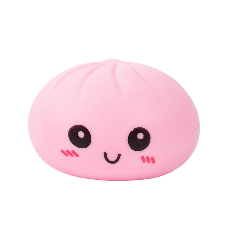 Soft and Pliable Buns That Can Spring Back. Uncompressed Toy Imitation Steamed Bun Toy with Steamer. Work Stress Relief Toys