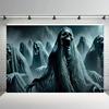 The Ghost in the Dark - Vibrant polyester backdrop fabric, suitable for partieszyc