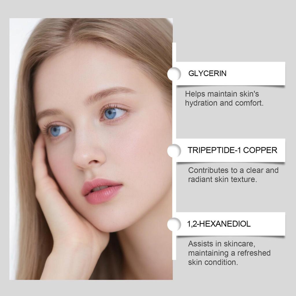 VIARELINE Copper Peptide Hydrating Serum for Smooth, Moisturized Skin