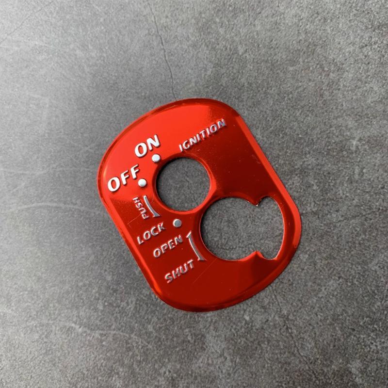 Copertura Protettiva per Blocchetto di Accensione Moto Adesivo Decorativo con Serratura a Chiave in Metallo Superficie Resistente all'Usura per Modifica Moto da Cross Atv
