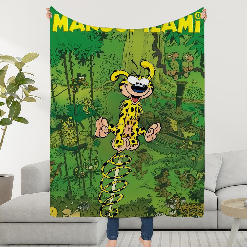 Lustige Niedliche M-Marsupilami Cartoon Decke Weich Warm Flauschige Überwurf Super Kinderspielzeug Bett Sofa Auto Kinderbett