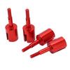 4Pcs RC Diff Cup Diff Ential Joint Cup Aluminium Upgrade Part for    02 1Celsius10 RC Vehicle